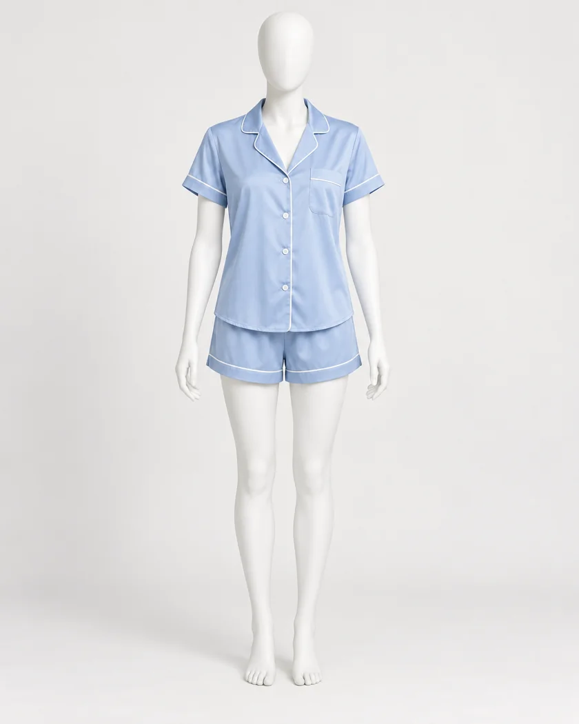 Cloud Blue Summer Shorts