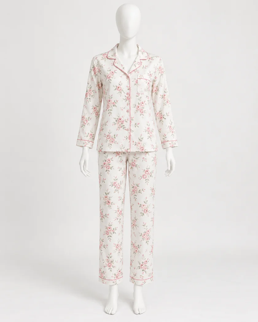 Rose Garden Floral Cotton